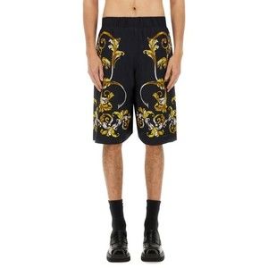 Versace Jeans Couture Shorts With Baroque Outline Print - NWT